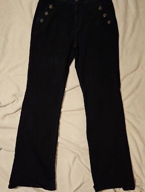 Women’s Black Flare Wide-Leg Jeans